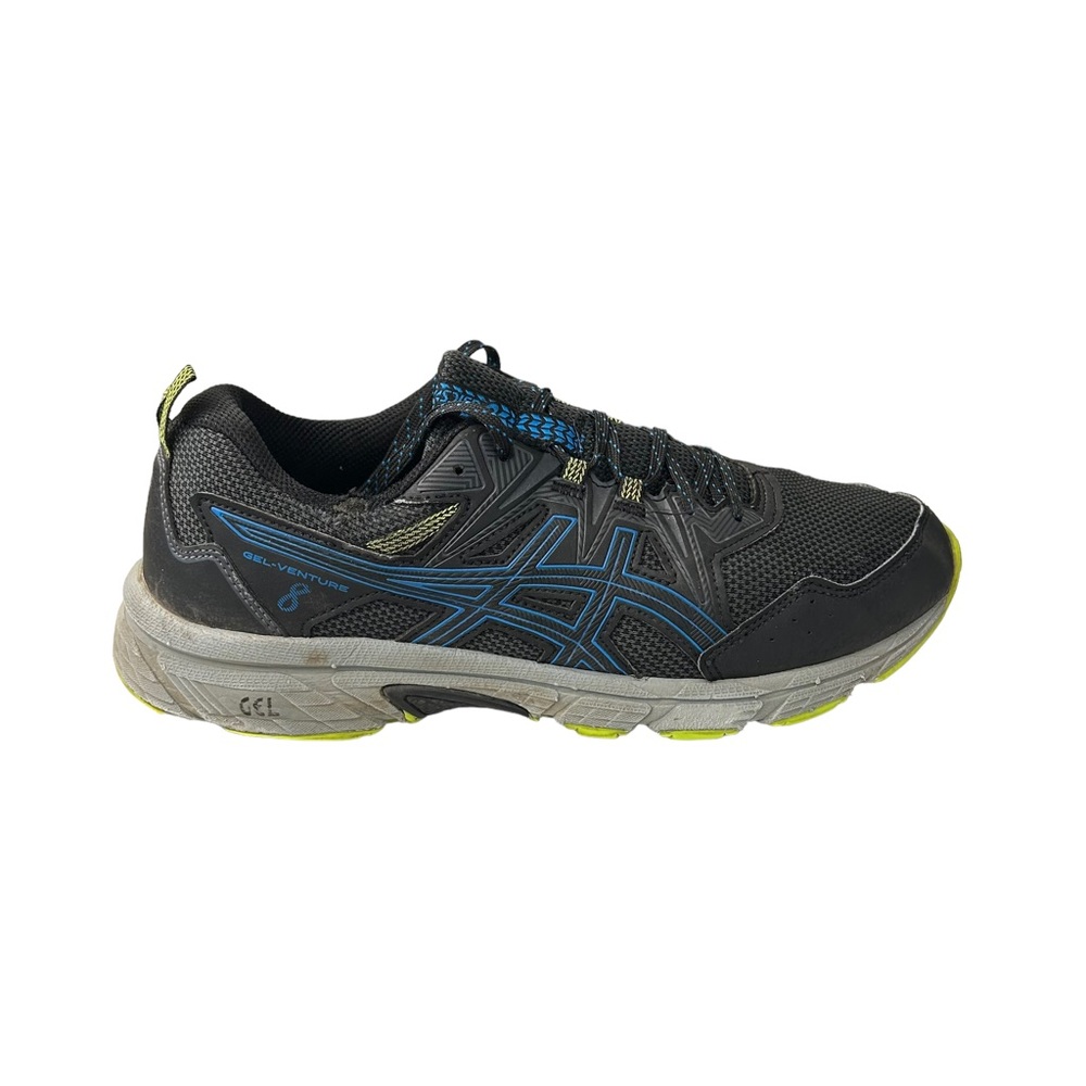 Asics Mens Gel Venture 8 1011A824 Black Blue Running Shoes Sneakers Size 10 - Picture 11 of 13